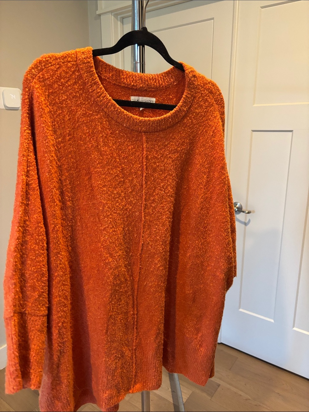 LOFT Pumpkin Orange Crewneck Sweater